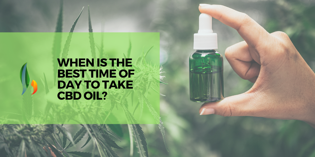 CBD oil has numerous benefits and an abundance of ways to administer it for its advantages. But when is the best time of day to take CBD oil?